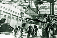 Цех Канашского вагоноремонтного завода 1936 год
